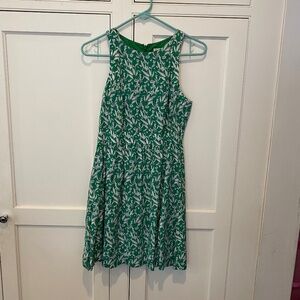 J.Crew Factory Dress - Green and White - Size 2 Petite